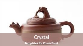  Presentation with chinese-traditional - Cool new slides with traditional chinese teapot isolated backdrop and a  colored foreground