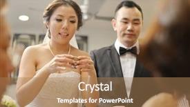  Presentation with chinese wedding - Audience pleasing presentation theme consisting of turtle - image of rare marine animal backdrop and a ocean colored foreground.