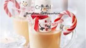  Presentation with sweet - Presentation design with traditional-christmas-eggnog-with-sweet background and a white colored foreground