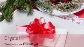  Presentation with white christmas - Amazing slides having traditional-christmas-eve-white-wafer backdrop and a coral colored foreground