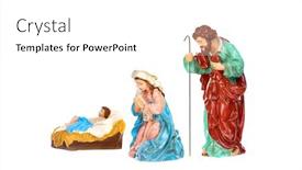  Presentation with joseph - Presentation theme consisting of traditional-christmas-nativity-with-mary background and a white colored foreground