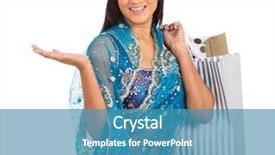  Presentation with indian traditional - Audience pleasing presentation design consisting of traditional clothes carrying shopping bag backdrop and a  colored foreground