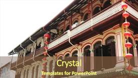  Presentation with colonial - Slides enhanced with traditional colonial style chinese house background and a  colored foreground