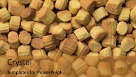  Presentation with moroccan - Theme enhanced with traditional crunchy moroccan fekkas cookies background and a  colored foreground