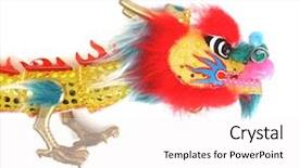  Presentation with traditional dancing - Audience pleasing slide set consisting of law - woman working in criminal investigation backdrop and a ocean colored foreground