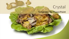  Presentation with eid - Colorful presentation enhanced with bayram - traditional dish for eid al-adha backdrop and a yellow colored foreground