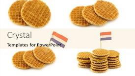  Presentation with waffles - Cool new theme with traditional-dutch-mini-waffles-called backdrop and a blonde colored foreground