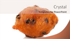  Presentation with new years eve - PPT theme with traditional-dutch-oliebol-for-new background and a lemonade colored foreground