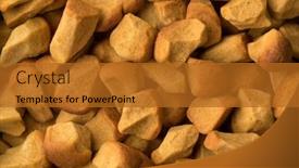  Presentation with dutch - Audience pleasing PPT layouts consisting of traditional dutch pepernoten full frame close up backdrop and a gold colored foreground