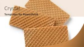  Presentation with cookie - Cool new slides with traditional-dutch-sweet-cookie-called backdrop and a yellow colored foreground