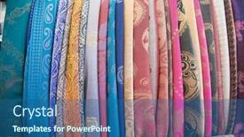  Presentation with egyptian - Amazing slides having traditional-egyptian-colorful-scarves-sold backdrop and a ocean colored foreground