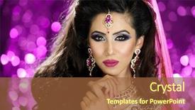  Presentation with indian traditional - PPT layouts enhanced with traditional ethnic indian asian bridal background and a tawny brown colored foreground