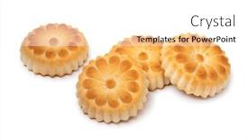  Presentation with cardamom - Presentation with traditional-fresh-baked-maamoul-cookies background and a white colored foreground