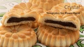  Presentation with cardamom - Presentation enhanced with traditional-fresh-baked-whole background and a yellow colored foreground