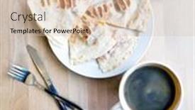  Presentation with kebab - Audience pleasing slide deck consisting of traditional-greek-kebab-meat backdrop and a lemonade colored foreground