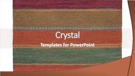  Presentation with traditional - Presentation design having traditional handmade colorful rug isolated background and a tawny brown colored foreground