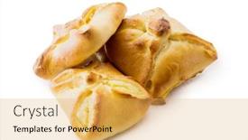  Presentation with cheese - Cool new theme with traditional-hungarian-sweet-cheese-pockets backdrop and a yellow colored foreground