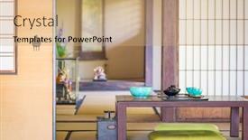  Presentation with dining - Amazing presentation having traditional interior japanese dining and other room backdrop and a coral colored foreground