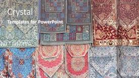  Presentation with traditional - Audience pleasing slide set consisting of traditional-iranian-carpets-shop backdrop and a gray colored foreground