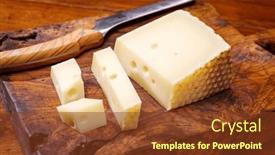 Presentation with milk dairy cheese yogurt sour - PPT layouts having traditional-italian-asiago-milk-cheese background and a tawny brown colored foreground