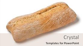  Presentation with italian - PPT theme having traditional-italian-whole-fresh-baked background and a  colored foreground