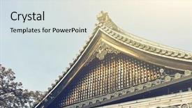 Presentation with japanese style - Amazing presentation theme having traditional japanese wooden style backdrop and a  colored foreground