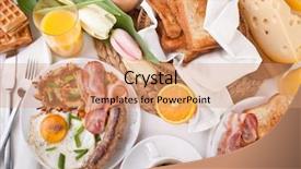  Presentation with manhattan - Cool new presentation with traditional manhattan brunch backdrop and a coral colored foreground