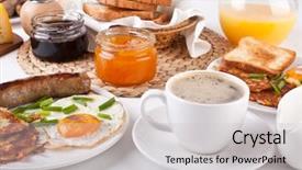  Presentation with manhattan - Amazing theme having traditional manhattan brunch backdrop and a light gray colored foreground