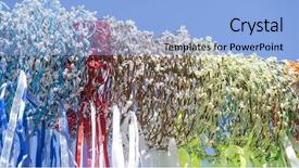  Presentation with craft fair - Colorful slides enhanced with traditional medieval crafts fair backdrop and a light blue colored foreground