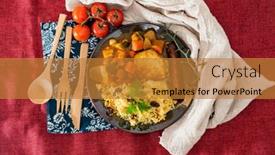  Presentation with couscous - 