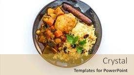  Presentation with couscous - 