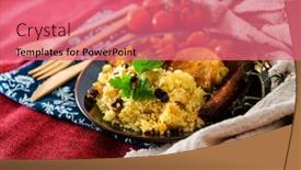  Presentation with couscous - 