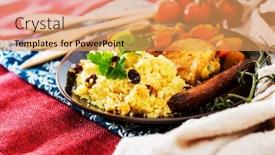  Presentation with couscous - 