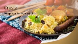  Presentation with couscous - 