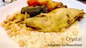  Presentation with couscous - 