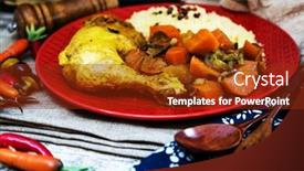  Presentation with couscous - 