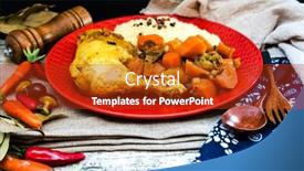  Presentation with couscous - 