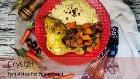  Presentation with couscous - 