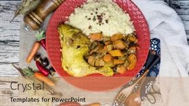  Presentation with couscous - 