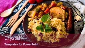  Presentation with couscous - 