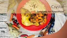  Presentation with couscous - 