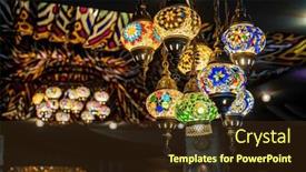  Presentation with lamps - Presentation theme enhanced with traditional-moroccan-lamps-in-cafe background and a tawny brown colored foreground