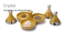  Presentation with cumin cumin cumin - PPT layouts with agriculture in tanzania - a pile of corn left to dry in the sun in the courtyard of a house in rural tanzania background and a coral colored foreground