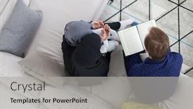  Presentation with children parents - Audience pleasing slides consisting of traditional-muslim-family-parents backdrop and a light gray colored foreground