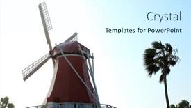  Presentation with traditional culture - PPT layouts enhanced with traditional-netherlands-culture-of-close background and a cool aqua colored foreground