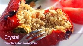  Presentation with eastern - PPT theme featuring traditional north african middle eastern background and a tawny brown colored foreground