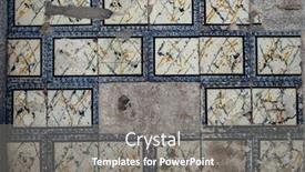  Presentation with ceramic tiles - Cool new presentation with traditional-old-tiles-wall backdrop and a gray colored foreground