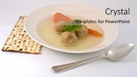  Presentation with passover - Amazing theme having traditional passover matzo ball soup backdrop and a lemonade colored foreground