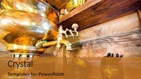  Presentation with traditional indian drink masala chai - Beautiful PPT layouts featuring rocky shore under a cloudy sky shot in sardinia italy backdrop and a light blue colored foreground