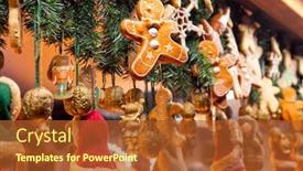  Presentation with gifts - PPT layouts enhanced with traditional-seasonal-items-gifts background and a red colored foreground